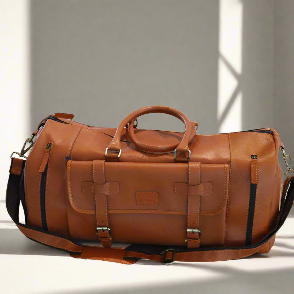 Harry Luxe Leather Duffel Bag