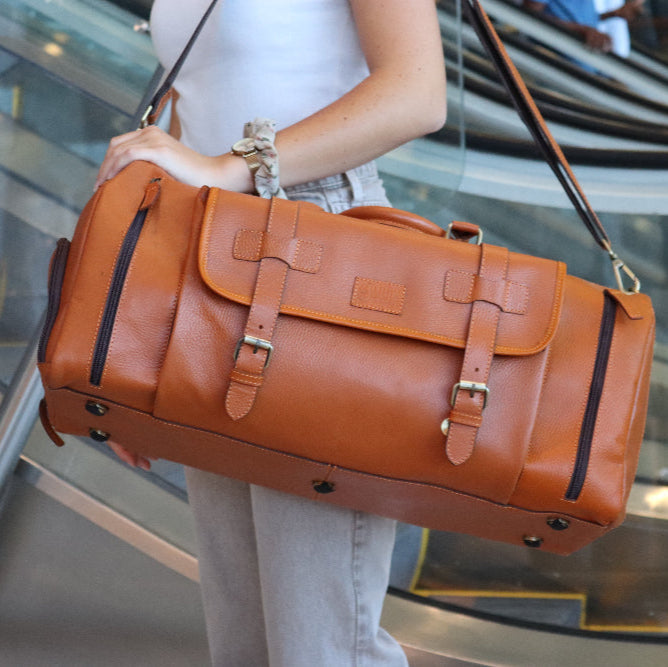 Harry Luxe Leather Duffel Bag