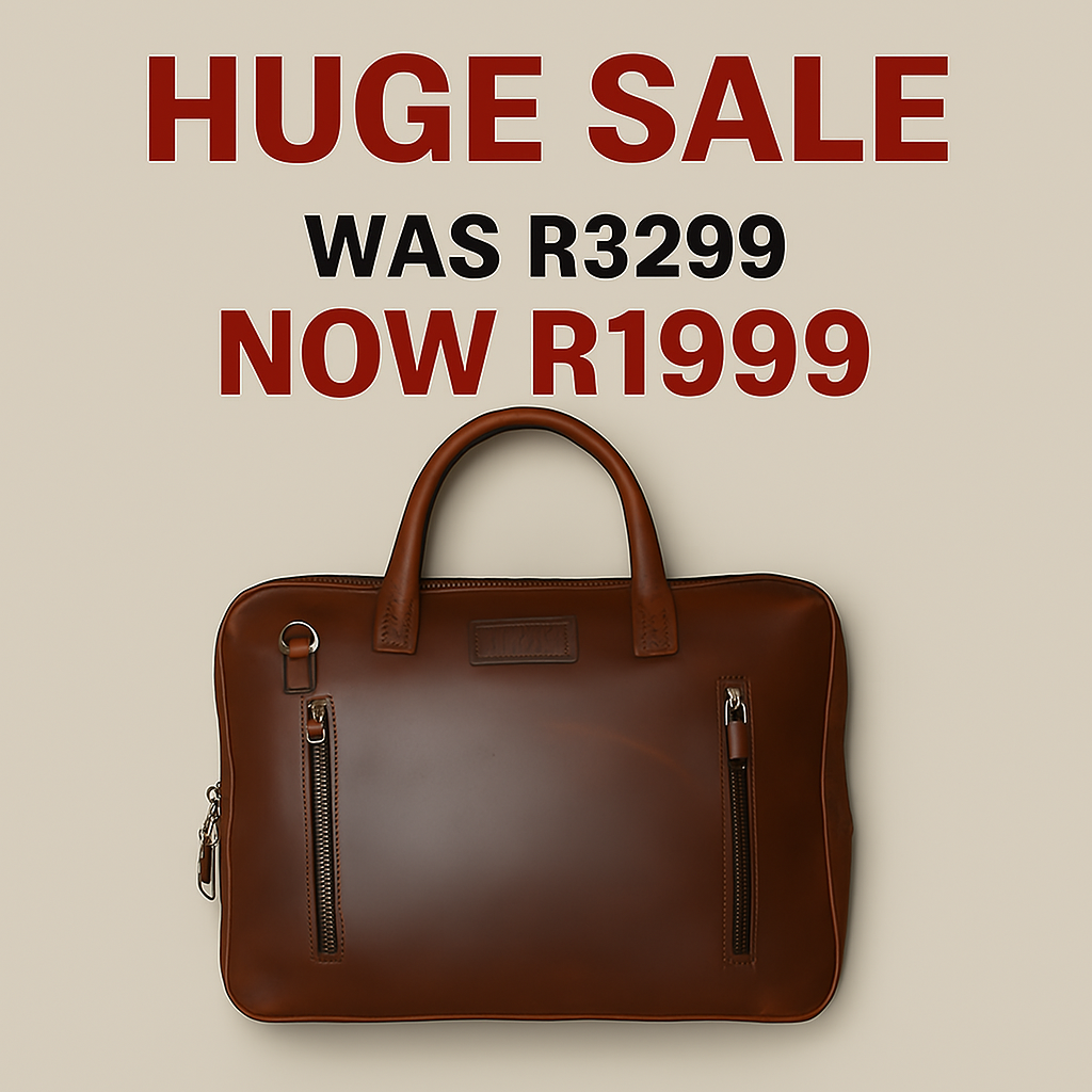 Ibiza Isle Leather Laptop Bag