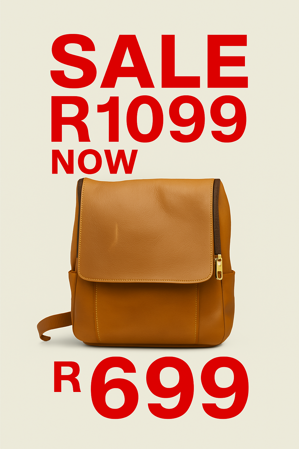 Mini Chicago Leather Backpack