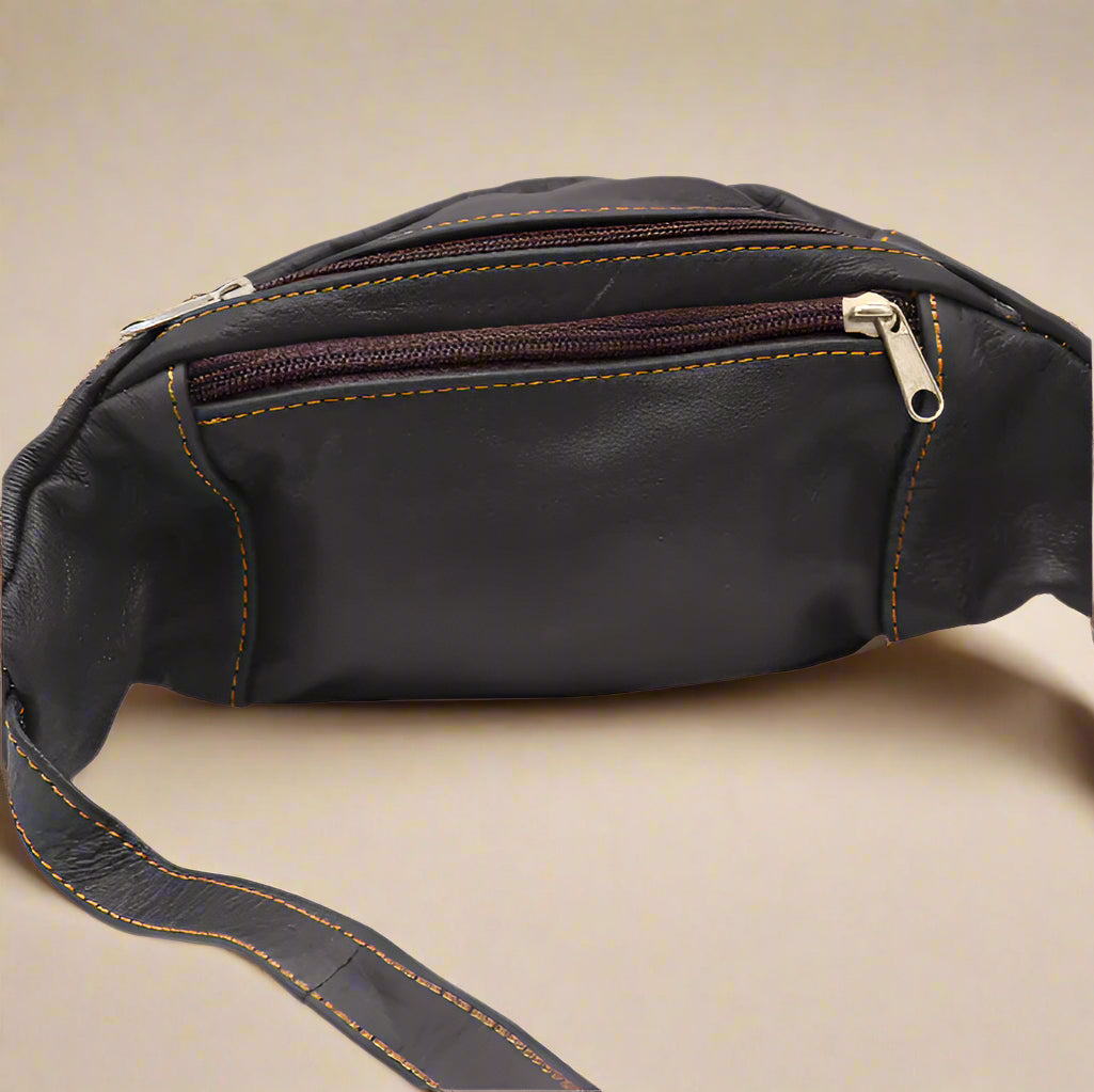 Leather Moon Bag