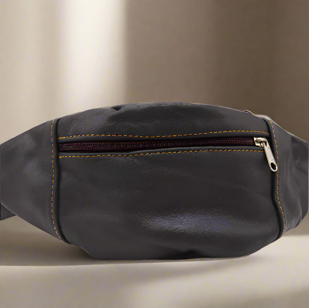 Leather Moon Bag