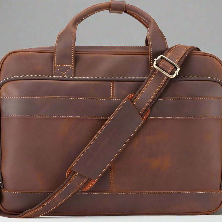 Crete Leather Laptop Bag