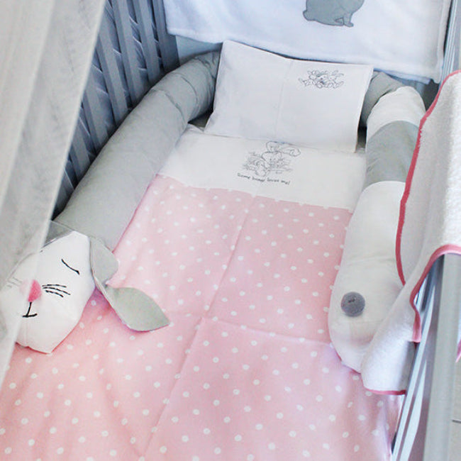 Designer Bunny Polka Dot Range - Bedding