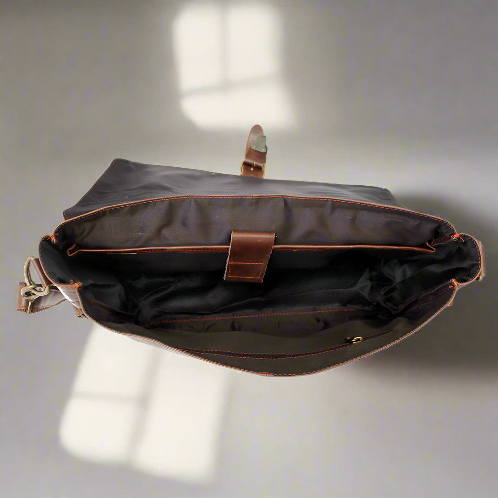 Dominican Leather Laptop Bag