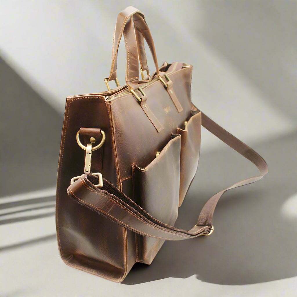 Promenade Leather Laptop Bag