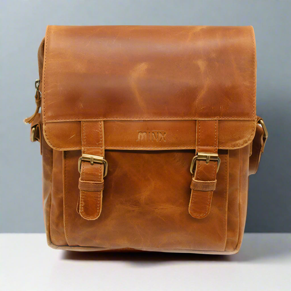 Jessie Leather Messenger Bag