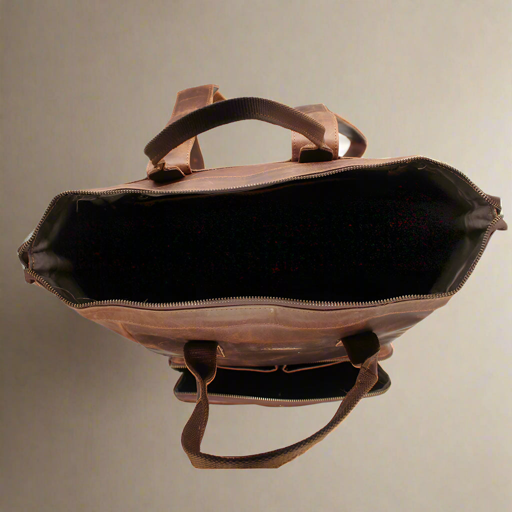 Amaliya Leather Nappy Bag