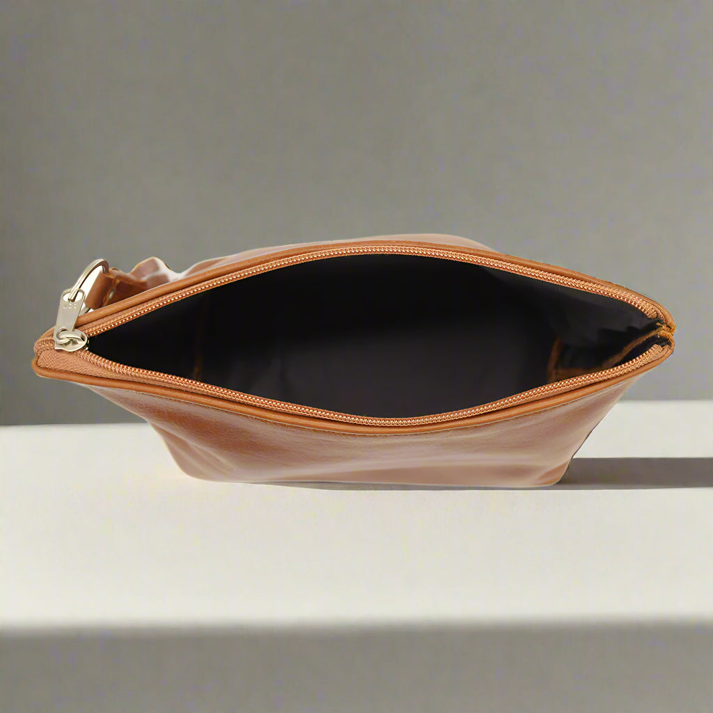 Cammy Leather Cosmetic Bag