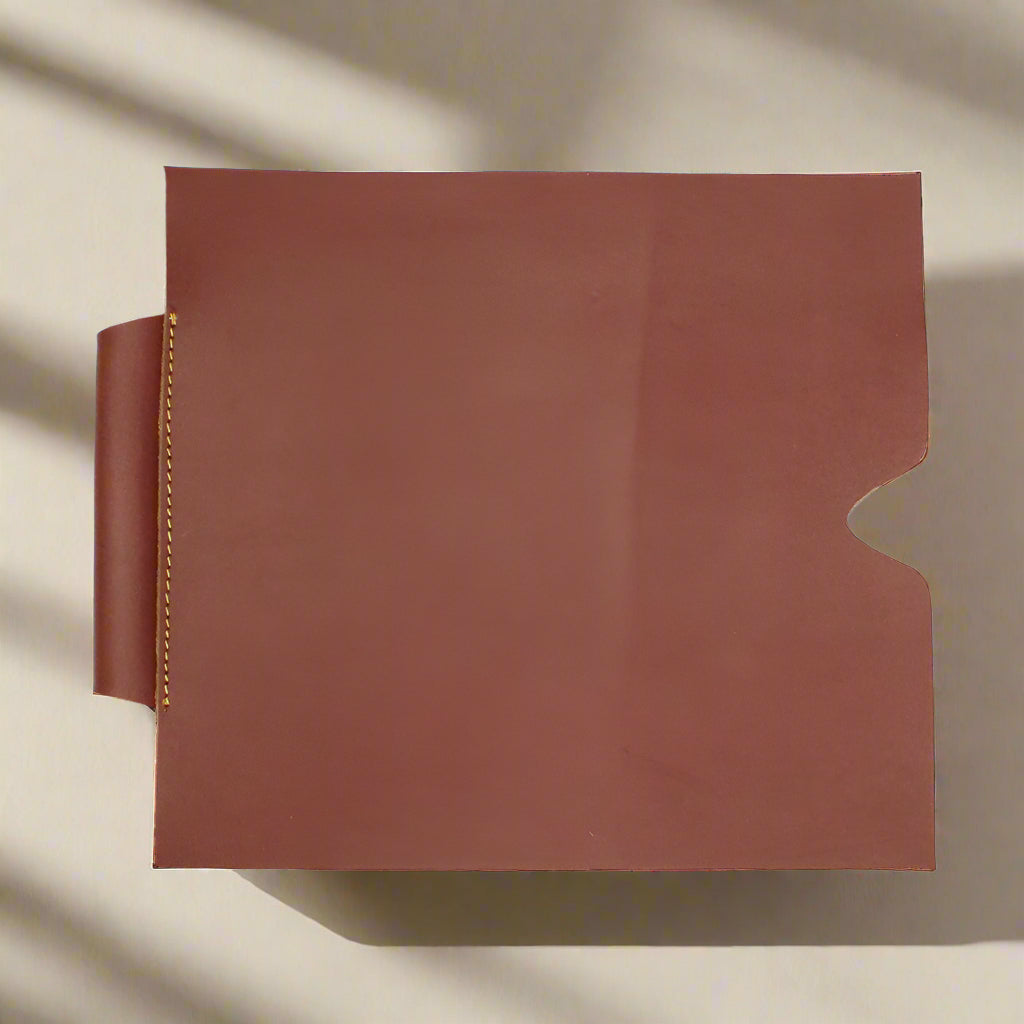 Mouse and Pen Leather Pad