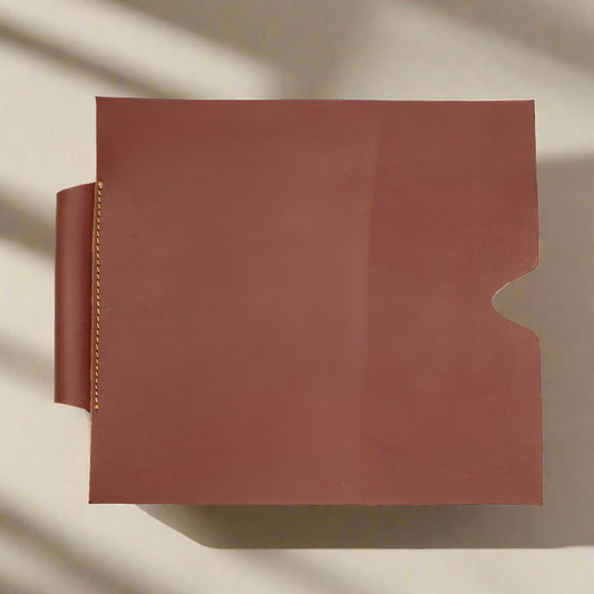 Mouse and Pen Leather Pad