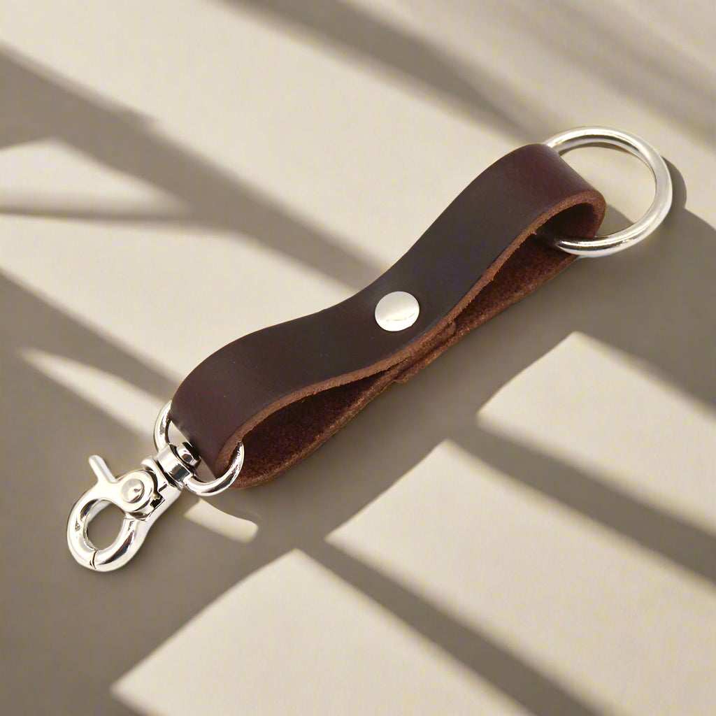 His & Her's Leather Key Rings