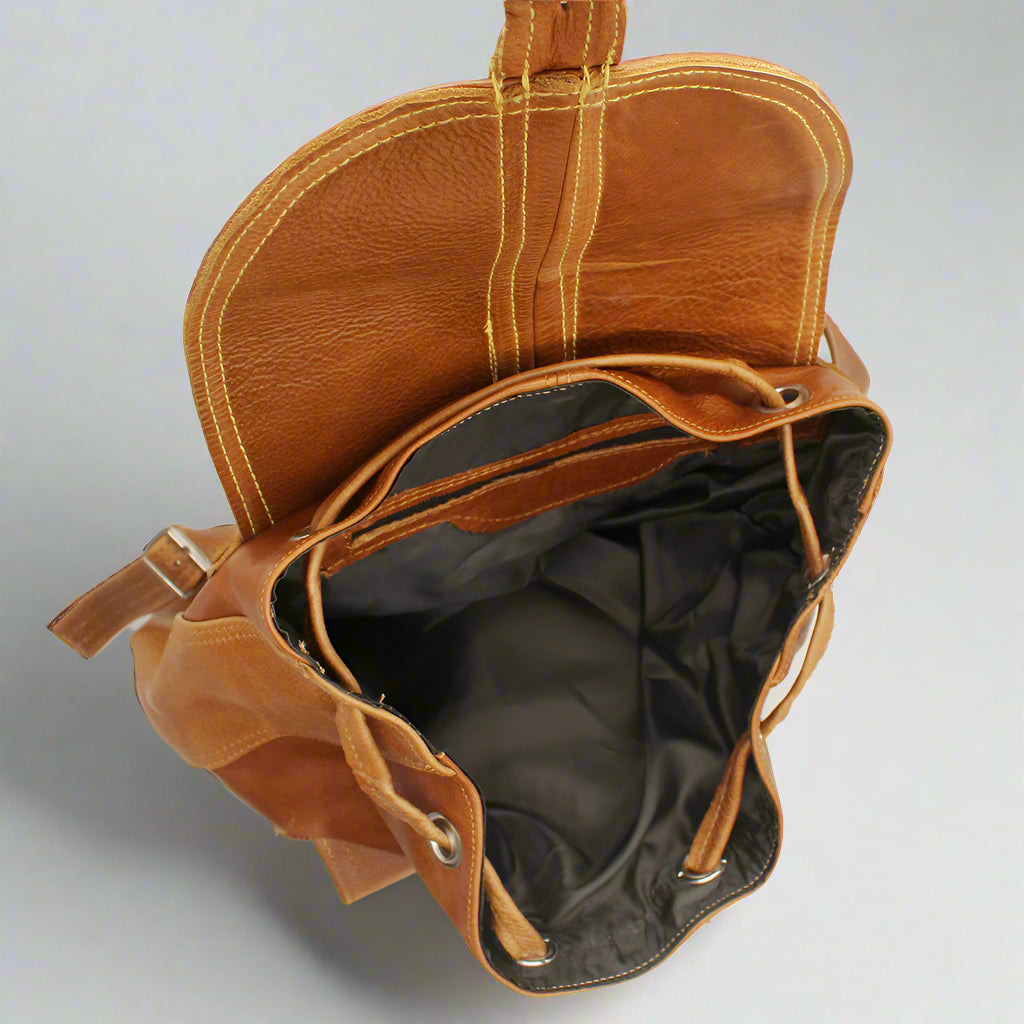 Troy Leather Backpack