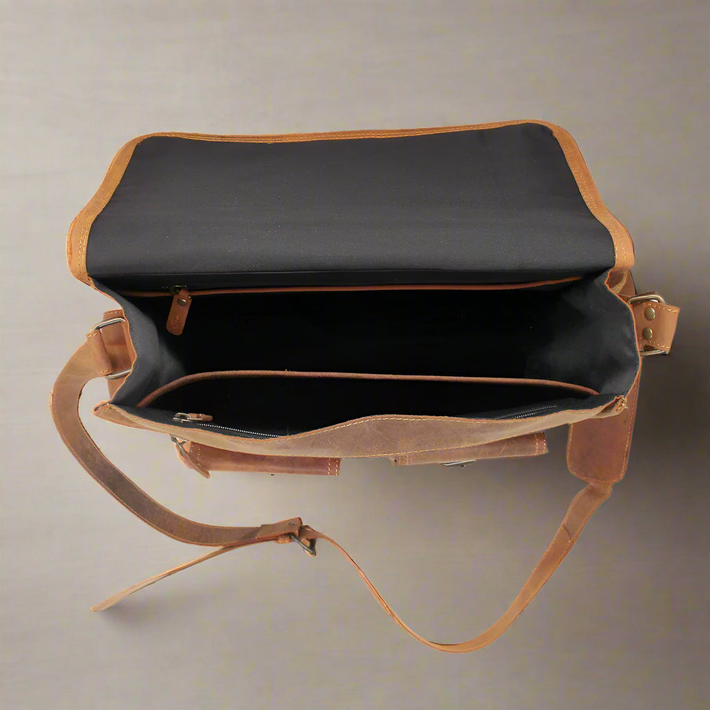 Barbados Leather Laptop Bag