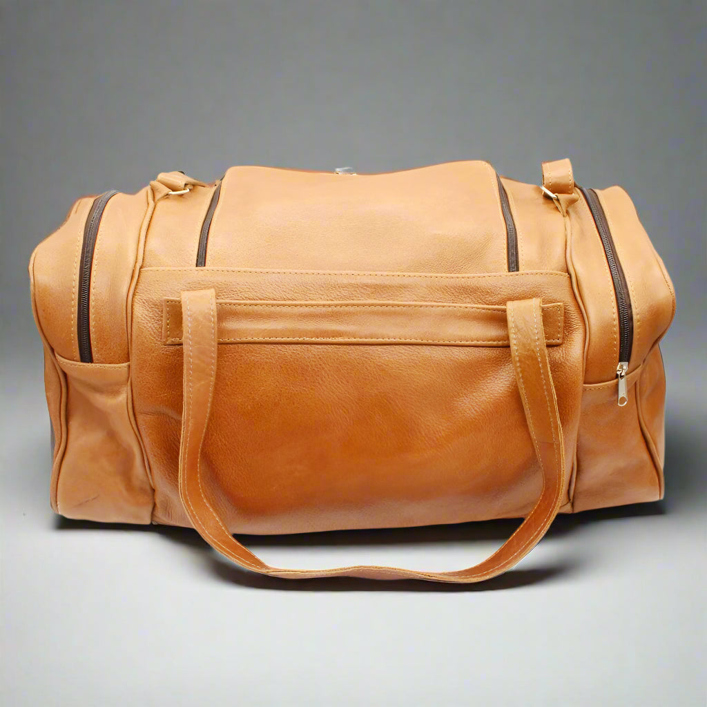 Bobby Square Leather Duffle Bag