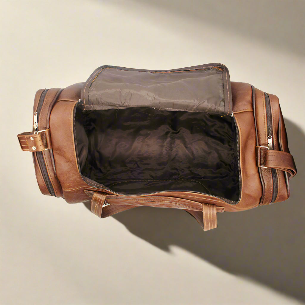 Bobby Square Leather Duffle Bag