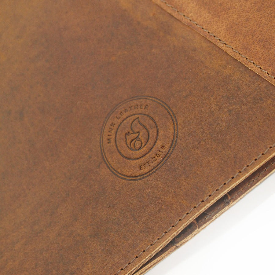Multifunctional Leather Business Folder