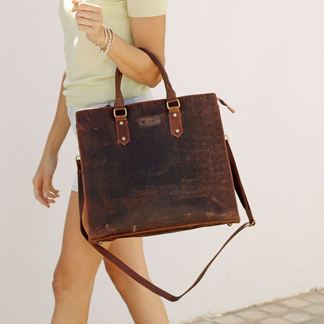 Josie Leather Hand / Laptop Bag