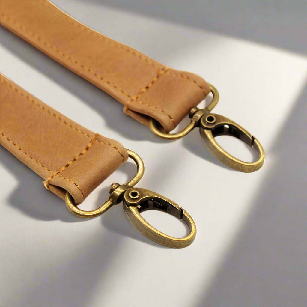 Stroller Leather Straps Set of 2