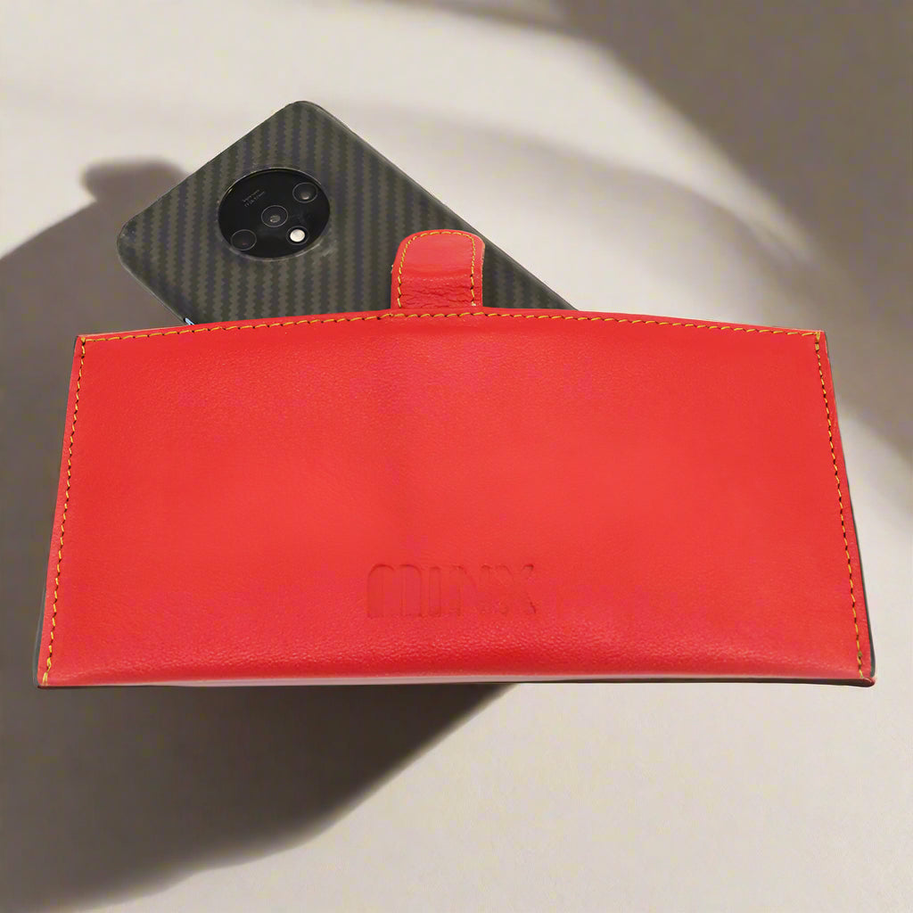 Ruby Leather Handbag Combo