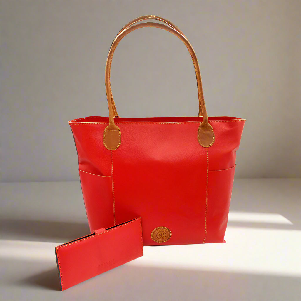 Chloe Leather Hand Bag Combo