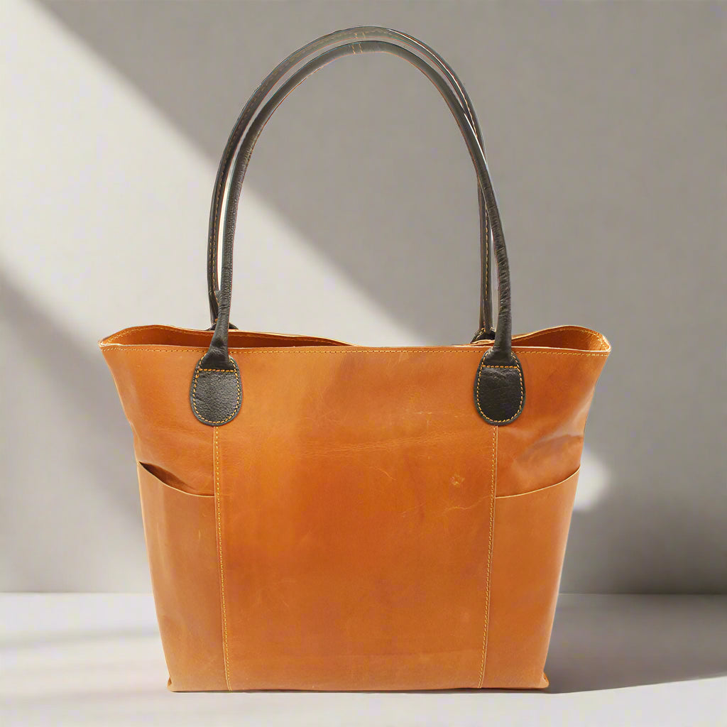 Harriett Leather Hand Bag Combo