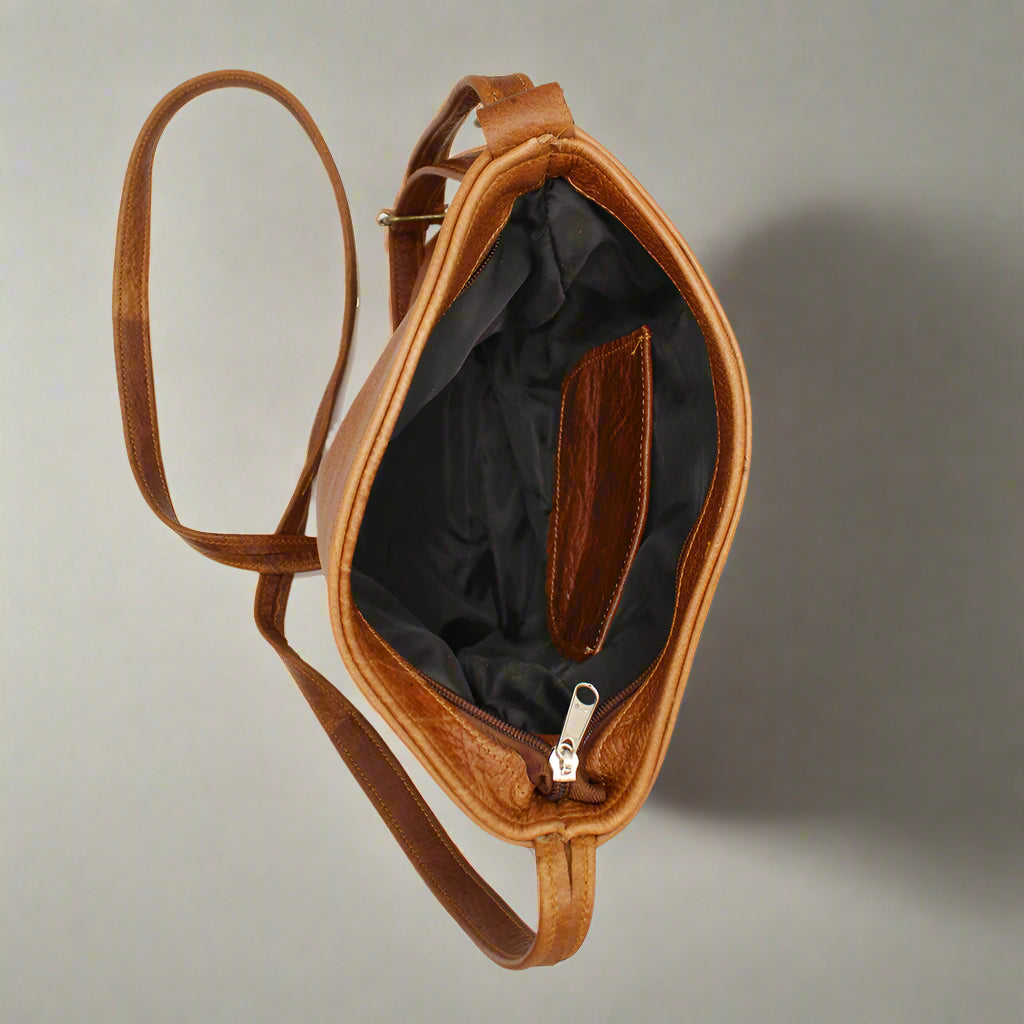 Maggie May Large Leather Sling Bag