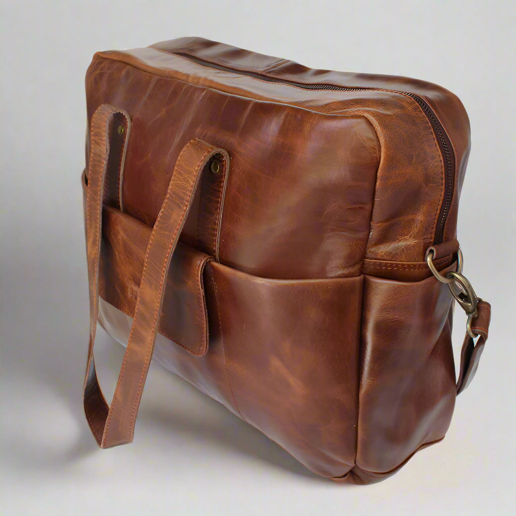 Kaisley Leather Travel Bag