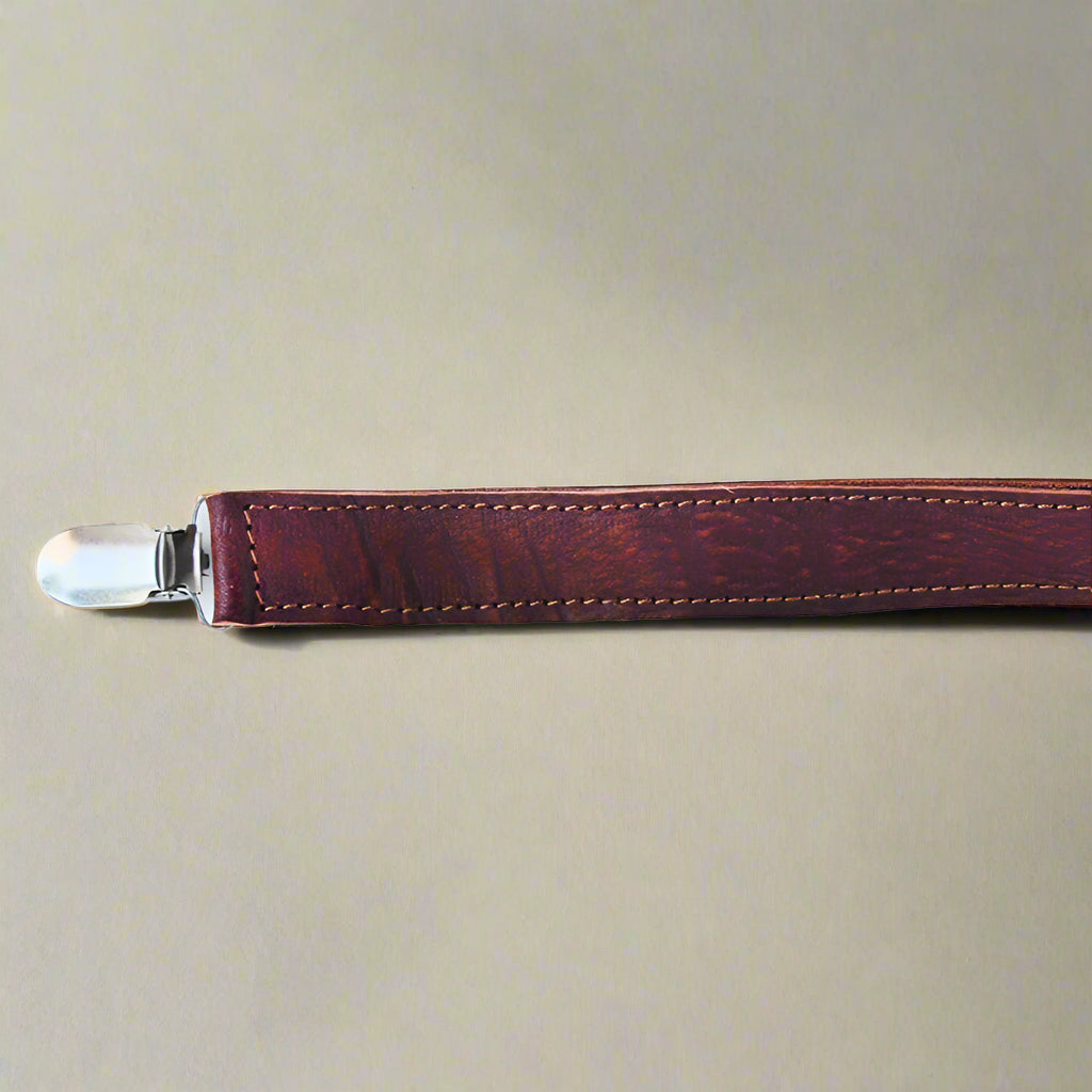 Baby Leather Dummy Clip