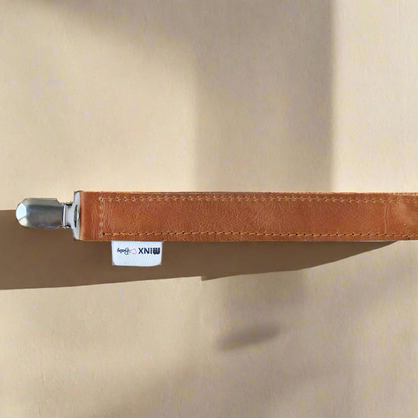 Baby Leather Dummy Clip