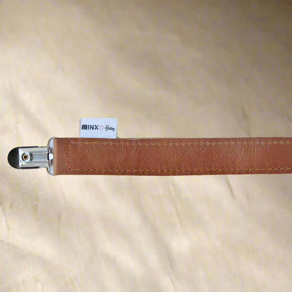 Baby Leather Dummy Clip
