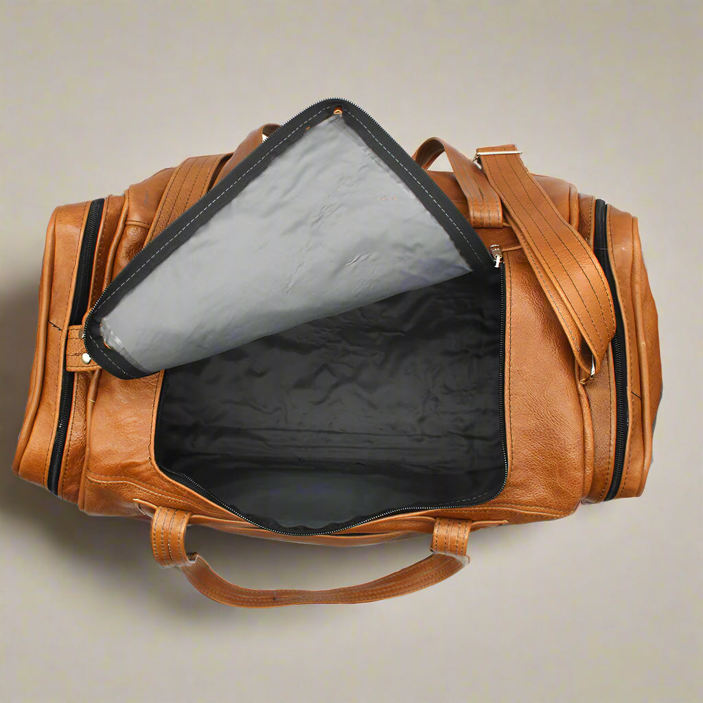Bobby Square Leather Duffle Bag