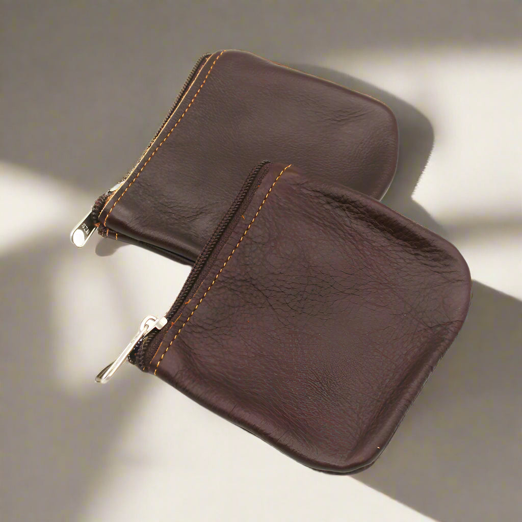 Leather Twin Coin Purse