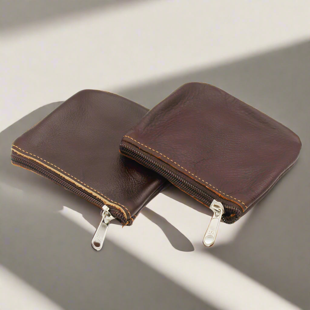 Leather Twin Coin Purse