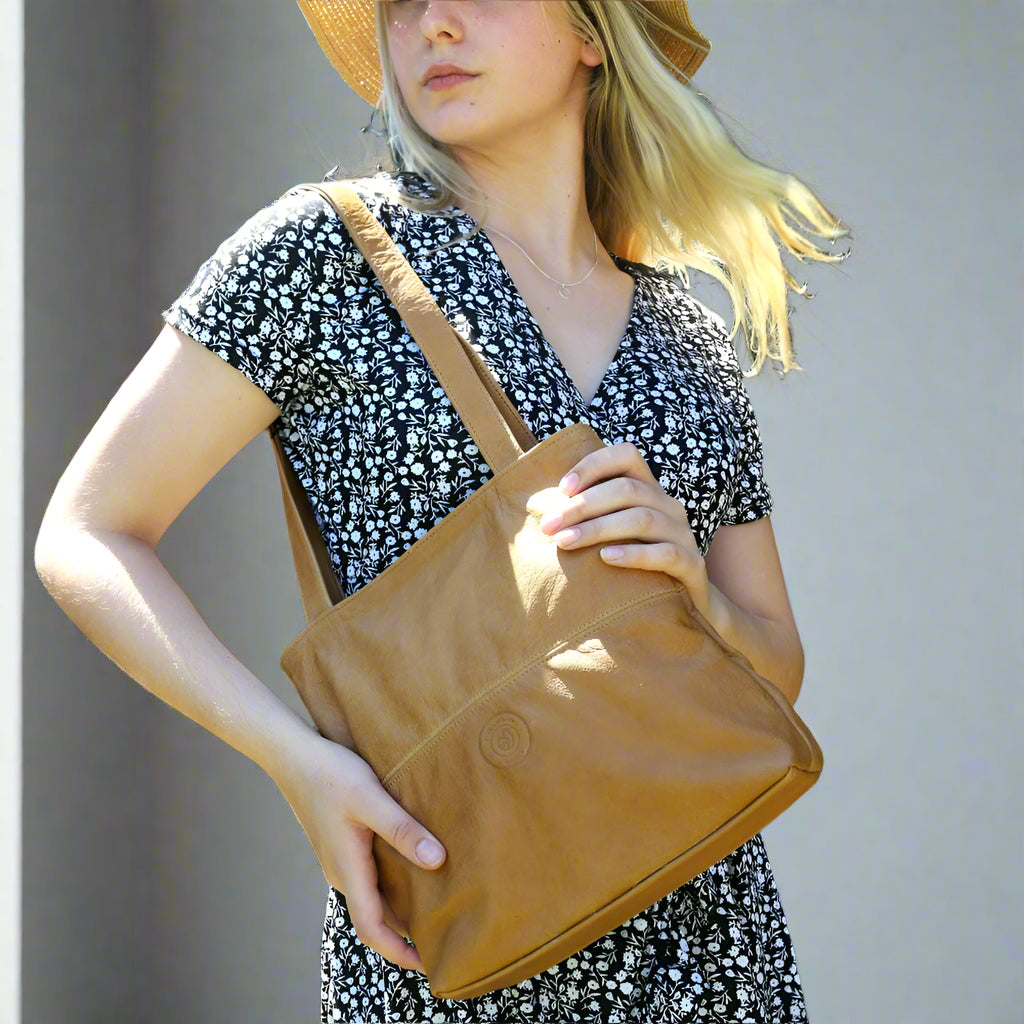 Justine Leather Handbag
