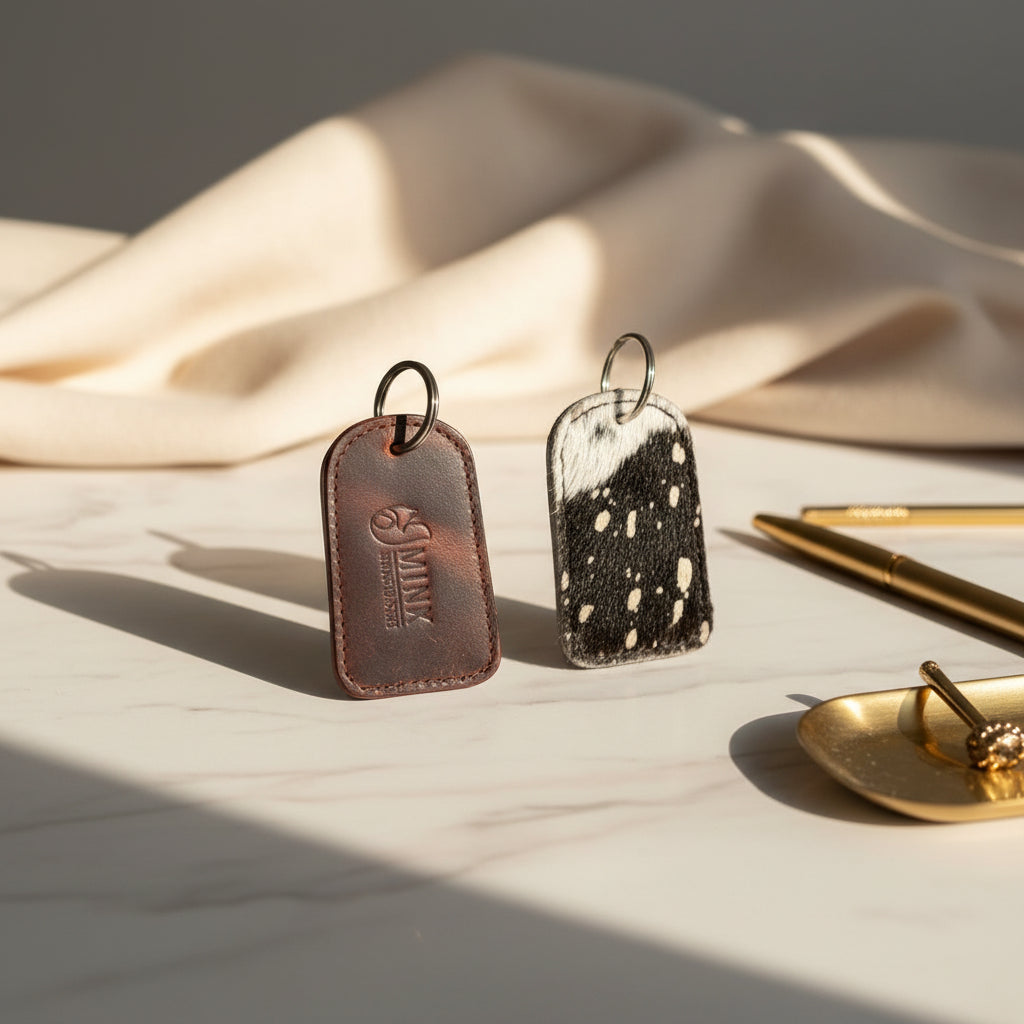 Keyring Leather and Nguni