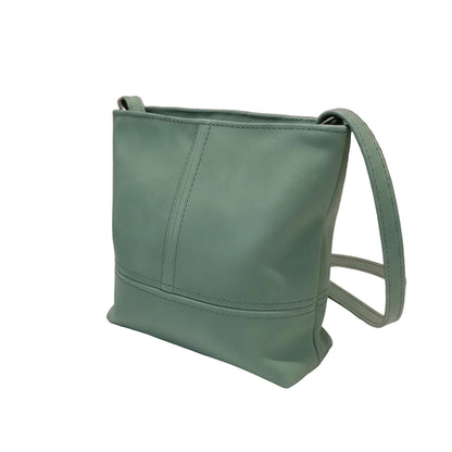 Green Leather Sling Bag