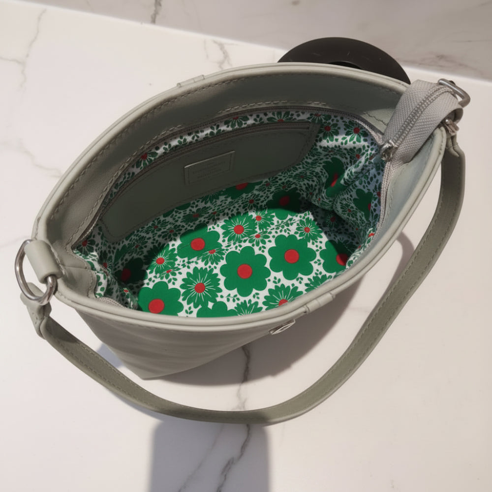 Green Leather Sling Bag