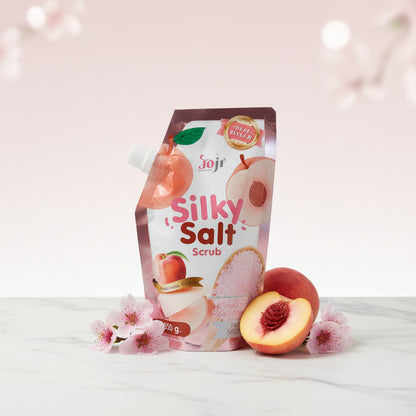 Silky Glutathione and Peach Salt Scrub