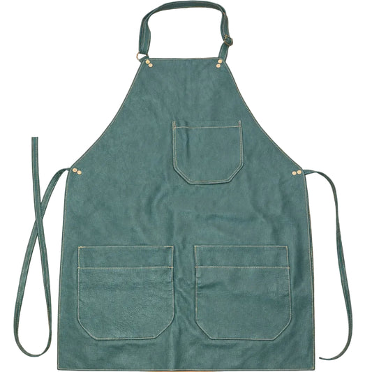 Timeless Full-Grain Leather Apron – Genuine Cow Leather
