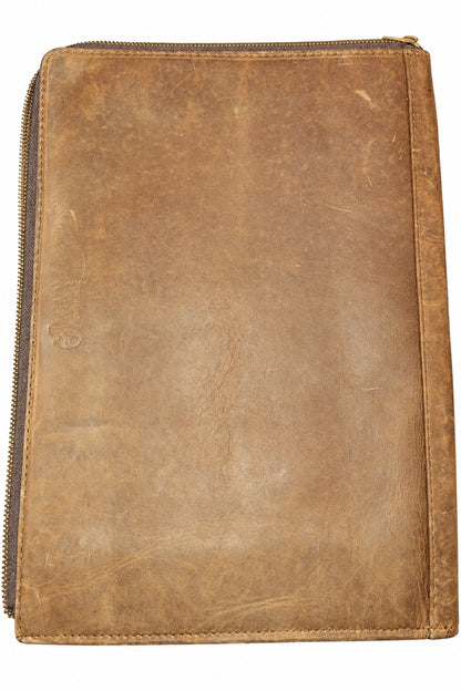 Business Rustic zip folder
