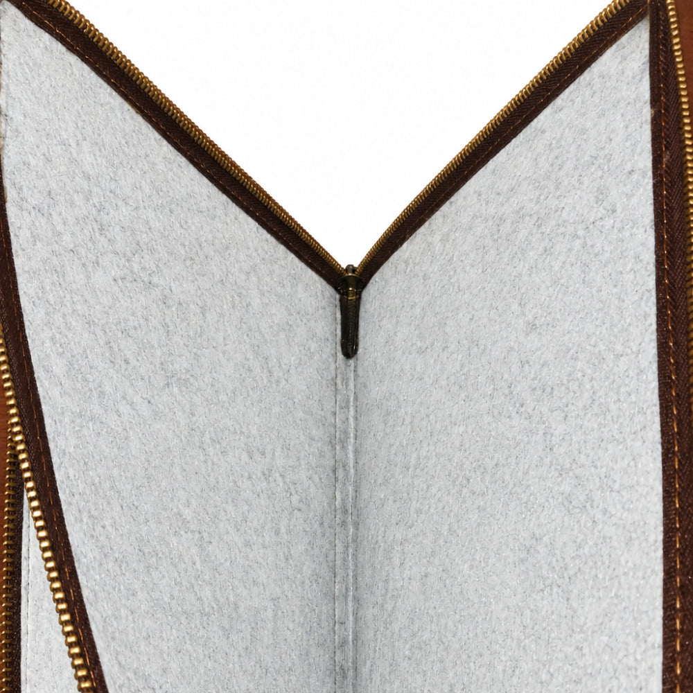 Business Rustic zip folder