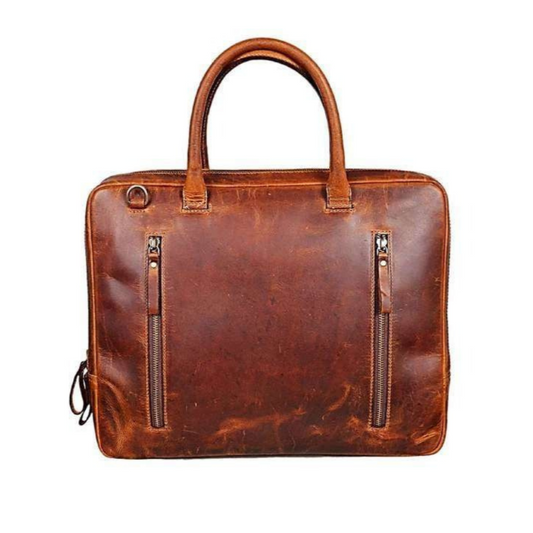 Ibiza Isle Leather Laptop Bag