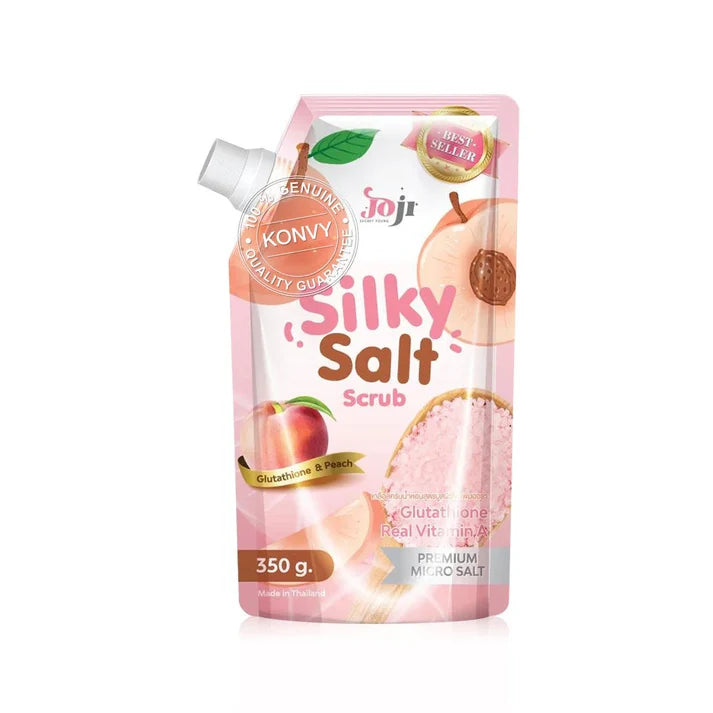 Silky Glutathione and Peach Salt Scrub
