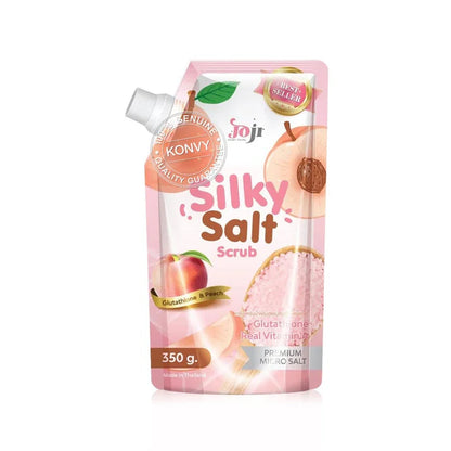 Silky Glutathione and Peach Salt Scrub