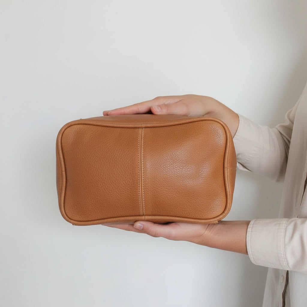 TimberTide Genuine Leather Dopp Bag