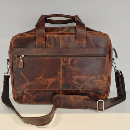 Crete Leather Laptop Bag