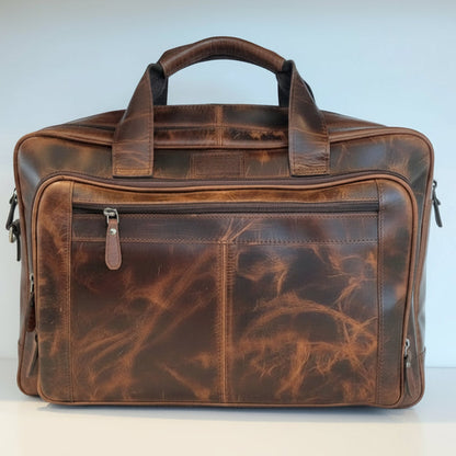 Crete Leather Laptop Bag