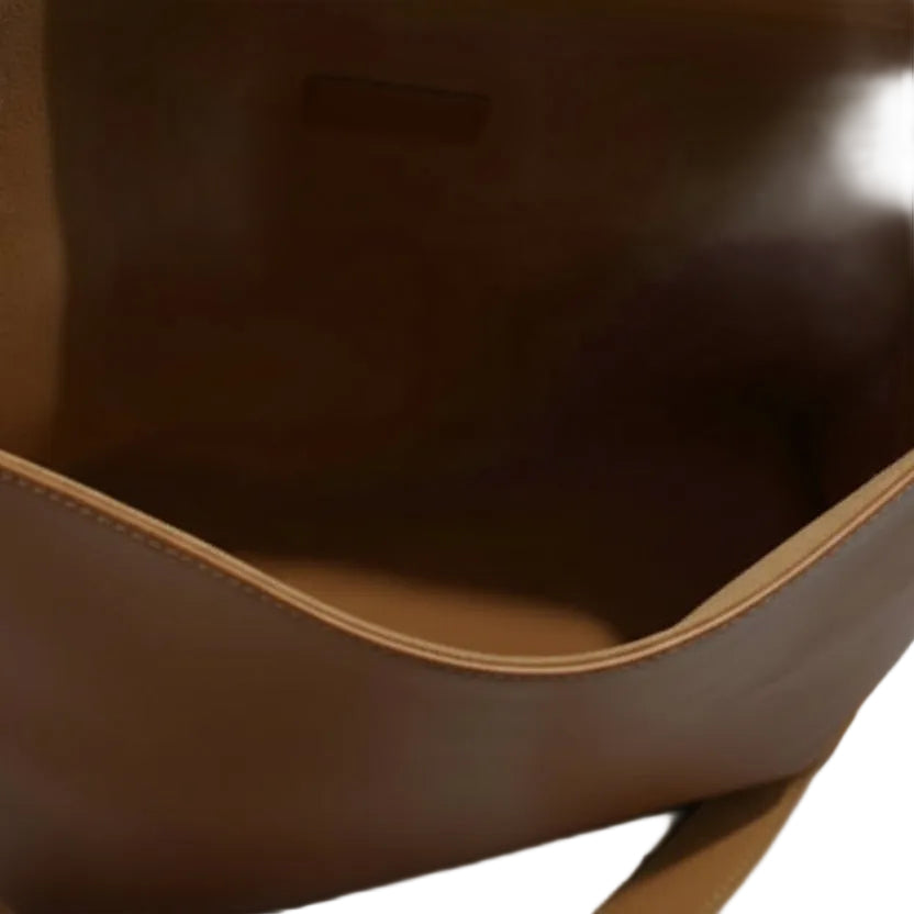 Classic Leather Messenger Bag