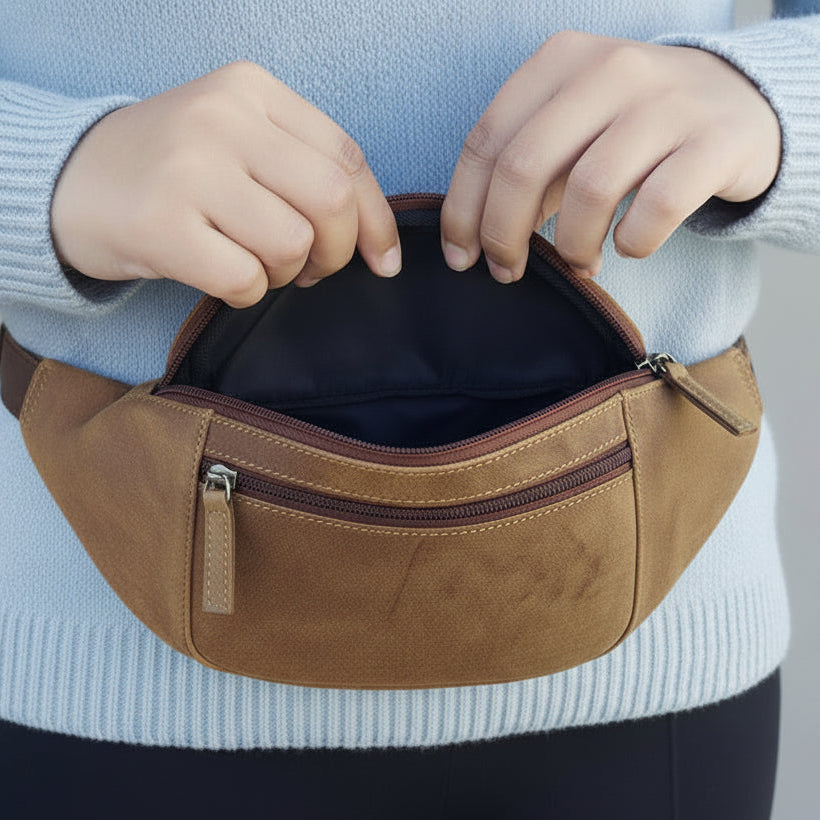 Moon Bag – Genuine Buffalo Leather